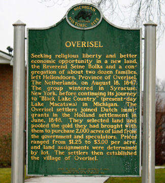 Old Overisel Sign